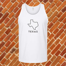 Load image into Gallery viewer, Minimalist Texas Unisex Tank Top
