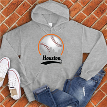 Load image into Gallery viewer, Baseball Houston City Outline Hoodie
