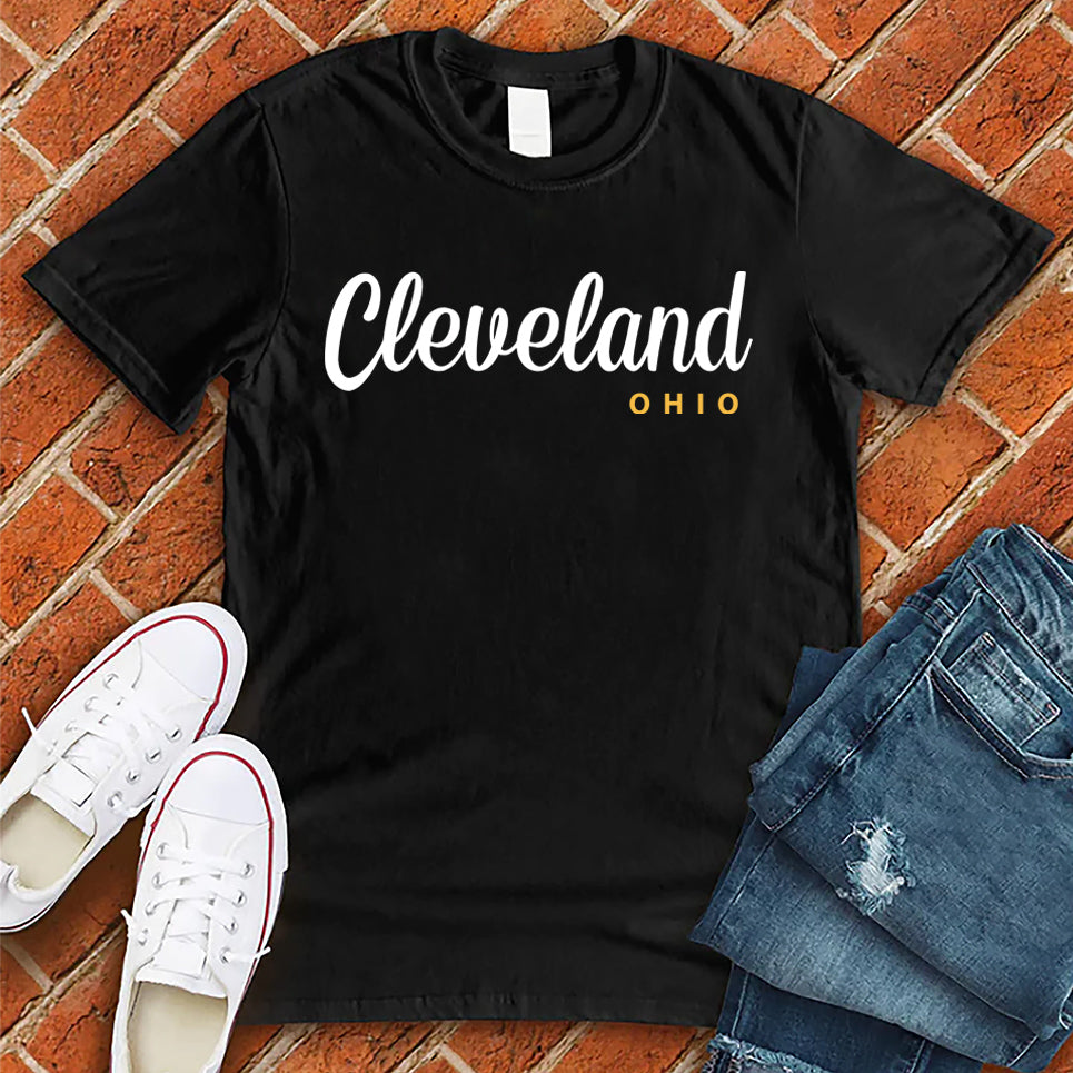 Cleveland Ohio Cursive Tee