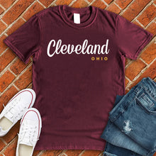 Load image into Gallery viewer, Cleveland Ohio Cursive Tee
