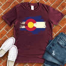 Load image into Gallery viewer, Colorado Weathered Flag Tee
