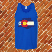 Load image into Gallery viewer, Colorado Weathered Flag Unisex Tank Top
