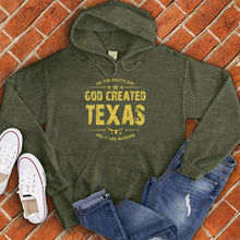 Load image into Gallery viewer, God Created Texas Hoodie
