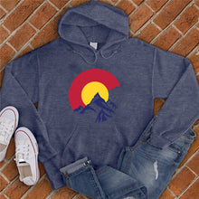 Load image into Gallery viewer, Colorado Flag in Mountains Hoodie
