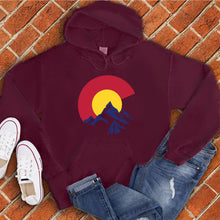 Load image into Gallery viewer, Colorado Flag in Mountains Hoodie
