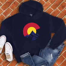 Load image into Gallery viewer, Colorado Flag in Mountains Hoodie
