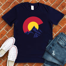 Load image into Gallery viewer, Colorado Flag in Mountains Tee
