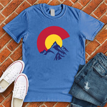 Load image into Gallery viewer, Colorado Flag in Mountains Tee
