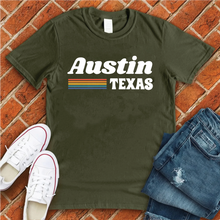 Load image into Gallery viewer, Austin Vintage Rainbow Tee
