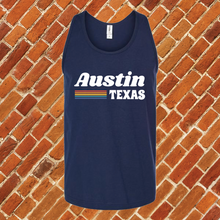Load image into Gallery viewer, Austin Vintage Rainbow Unisex Tank Top
