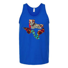 Load image into Gallery viewer, Floral Hidden Long Horn Unisex Tank Top

