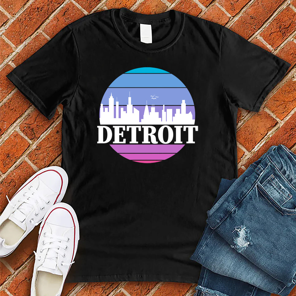Detroit Sunset Skyline Tee
