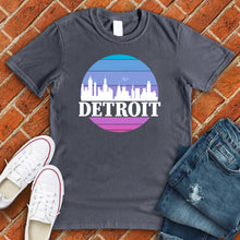 Load image into Gallery viewer, Detroit Sunset Skyline Tee
