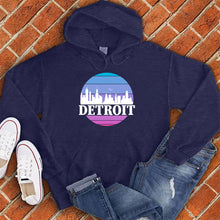 Load image into Gallery viewer, Detroit Sunset Skyline Hoodie
