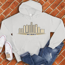 Load image into Gallery viewer, Detroit Gold Skyline Hoodie
