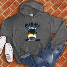 Load image into Gallery viewer, Miami Beach Palm Tree Hoodie
