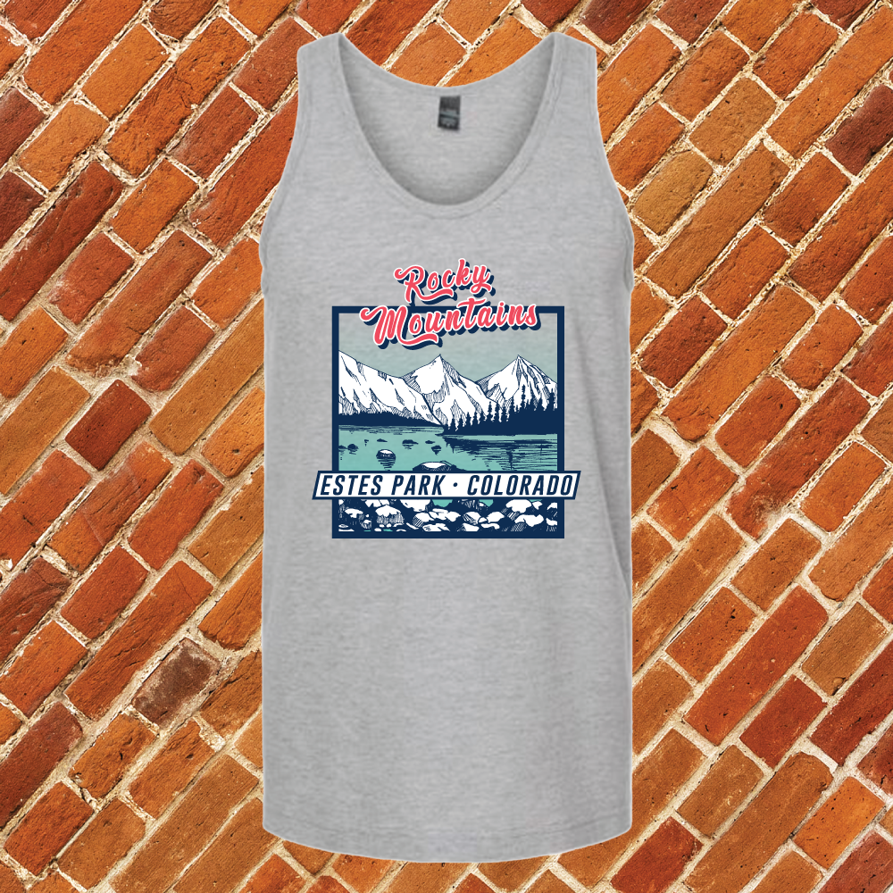 Rocky Mountains Estes Park Unisex Tank Top