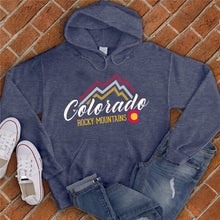 Load image into Gallery viewer, Rocky Mountain Colorado Flag Hoodie
