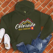 Load image into Gallery viewer, Rocky Mountain Colorado Flag Hoodie
