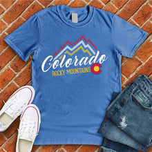 Load image into Gallery viewer, Rocky Mountain Colorado Flag Tee
