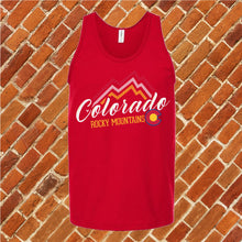 Load image into Gallery viewer, Rocky Mountain Colorado Flag Unisex Tank Top
