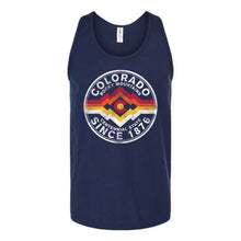 Load image into Gallery viewer, Geometric Colorado Badge Unisex Tank Top
