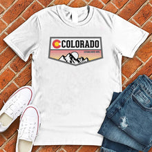 Load image into Gallery viewer, Colorado Sunset Badge Tee
