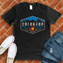 Load image into Gallery viewer, Colorado Hexagon Badge Tee
