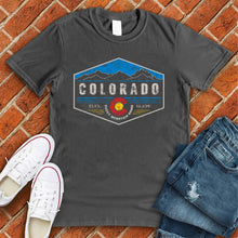 Load image into Gallery viewer, Colorado Hexagon Badge Tee
