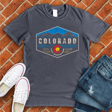 Load image into Gallery viewer, Colorado Hexagon Badge Tee
