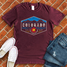 Load image into Gallery viewer, Colorado Hexagon Badge Tee
