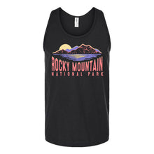 Load image into Gallery viewer, Coral Rocky Mountains Unisex Tank Top
