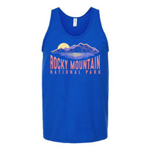 Load image into Gallery viewer, Coral Rocky Mountains Unisex Tank Top
