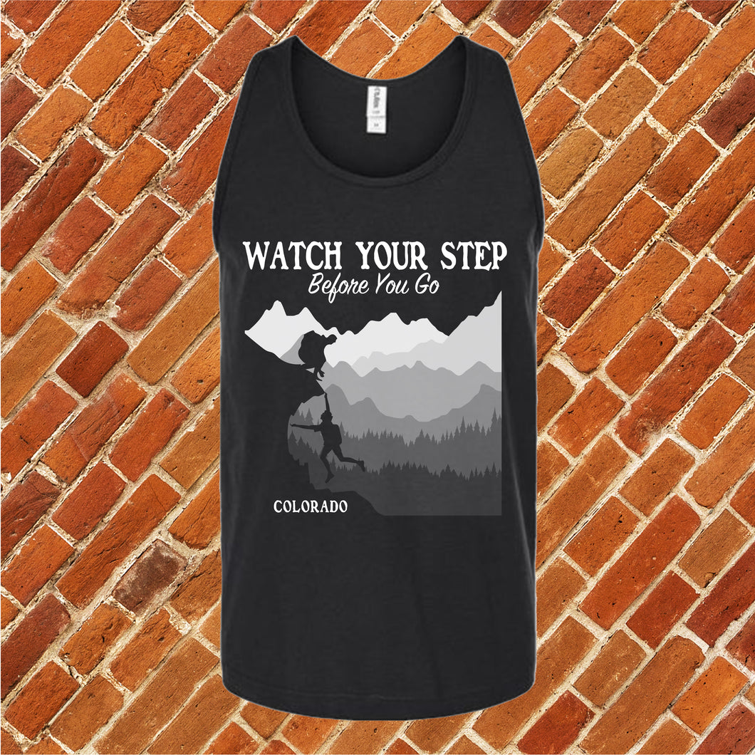 Colorado Watch Your Step Unisex Tank Top