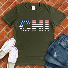 Load image into Gallery viewer, CHI American Flag Tee
