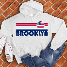 Load image into Gallery viewer, Brooklyn American Flag Rainbow Hoodie
