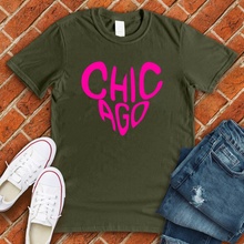 Load image into Gallery viewer, Chicago Heart Tee
