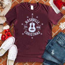 Load image into Gallery viewer, Nashville Christmas Music Tee
