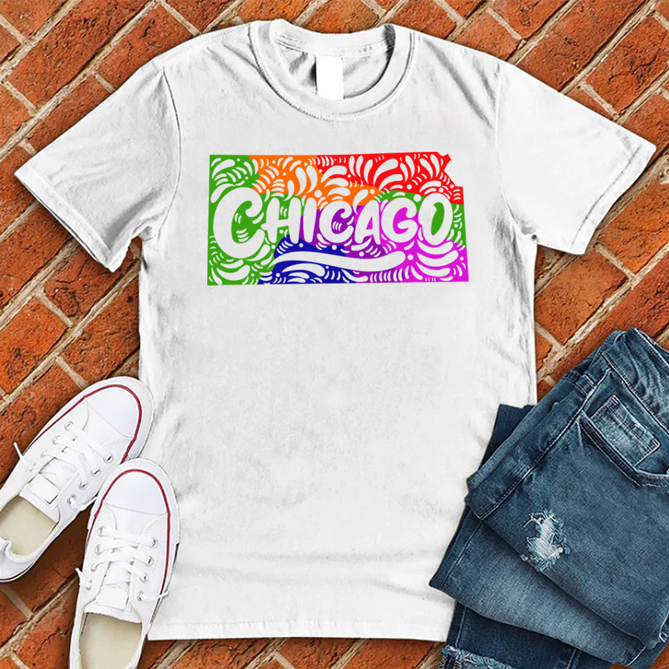Colorful Chicago T-shirt