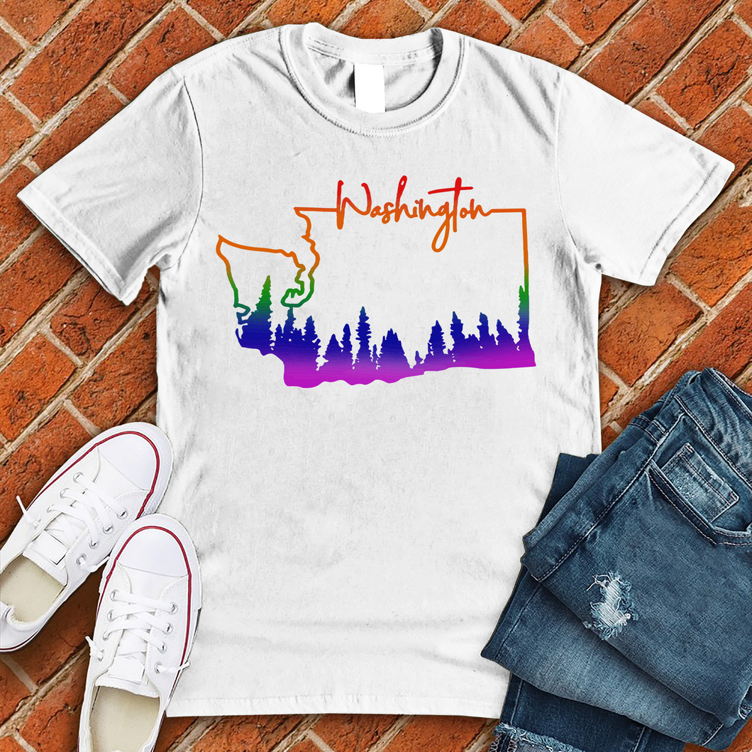 Colorful Washington Tee