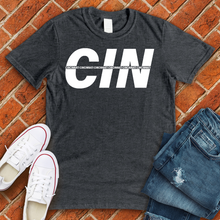 Load image into Gallery viewer, CIN Stripe Alternate Tee
