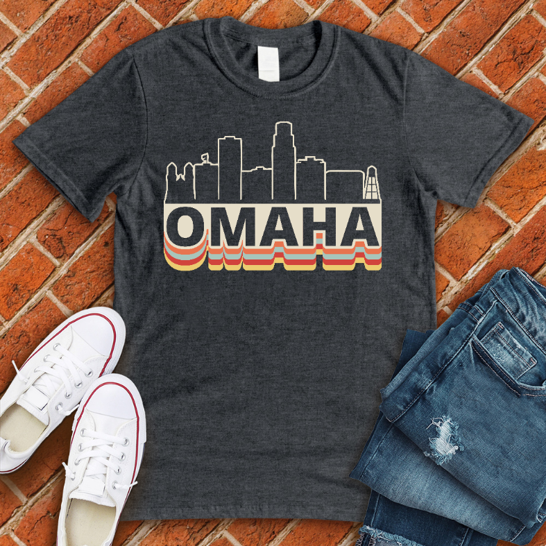 Retro Omaha Skyline Tee