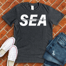 Load image into Gallery viewer, SEA Stripe Alternate Tee
