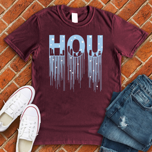 Load image into Gallery viewer, HOU Snow Drip Tee
