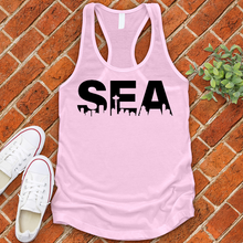 Load image into Gallery viewer, SEA City Line Women&#39;s Tank Top
