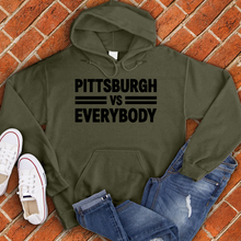 Load image into Gallery viewer, Pittsburgh Vs Everybody Hoodie
