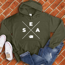 Load image into Gallery viewer, SEA Washington X Hoodie
