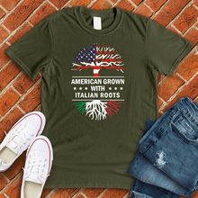 Load image into Gallery viewer, American Grown Italian Roots Tee
