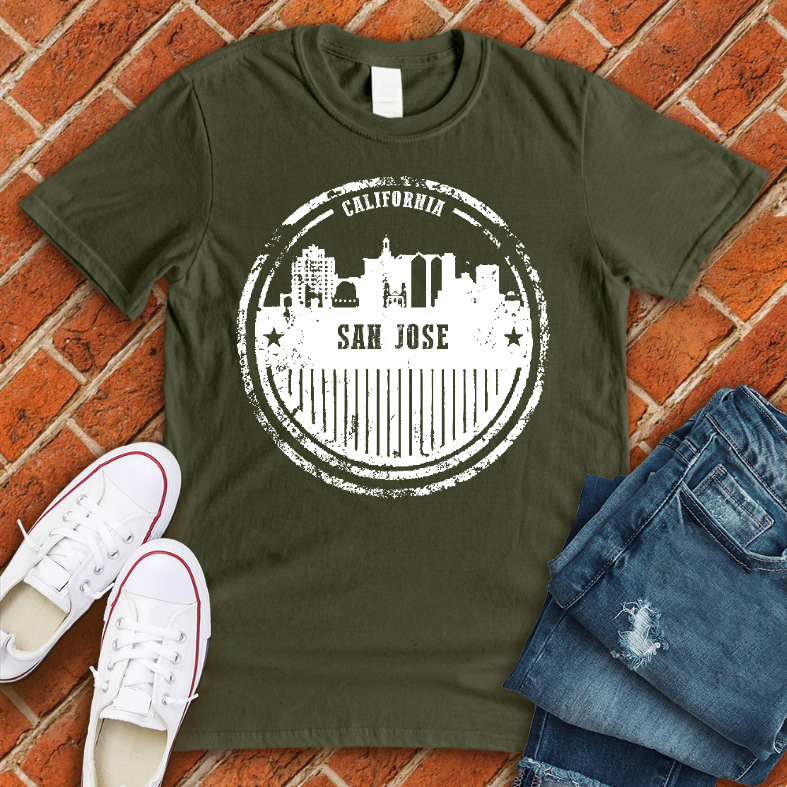 Distressed San Jose Tee