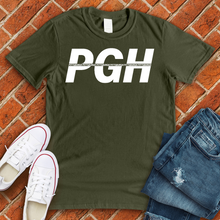 Load image into Gallery viewer, PGH Stripe Alternate Tee

